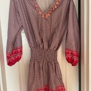 Stretch swim cover-up dress